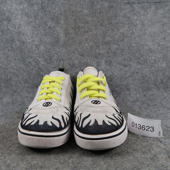 Heelys Shoes Kids Youth 4 Wheeled Sneakers Skate Pro 20 Print Flames Lace Up - Picture 2 of 15